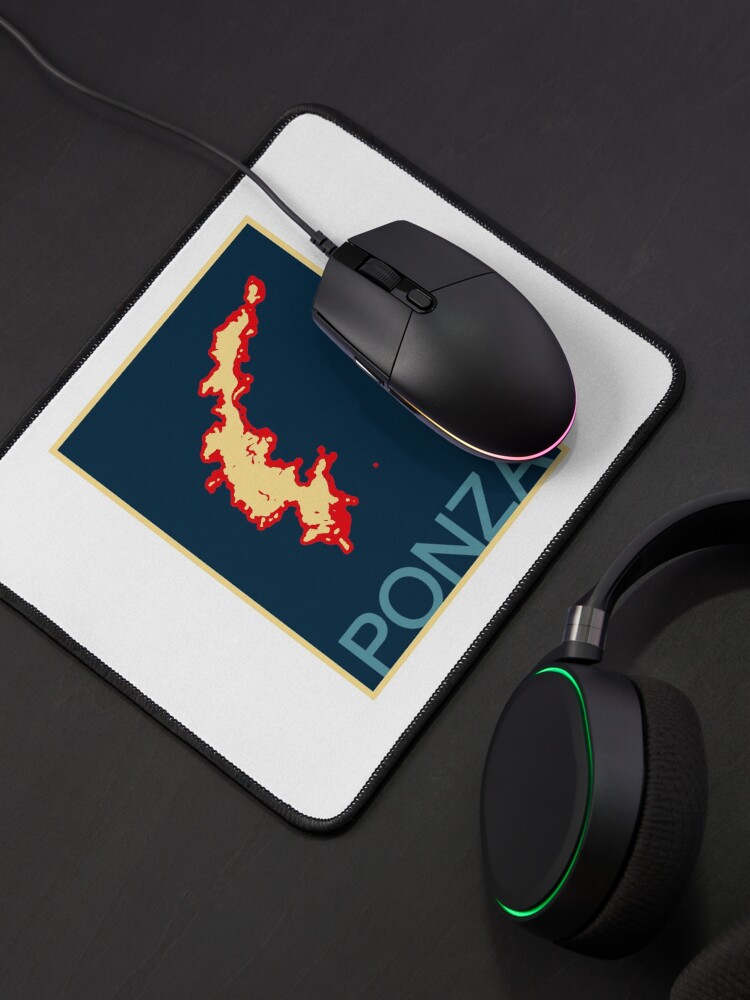 Alternate view of Ponza Map Mouse Pad