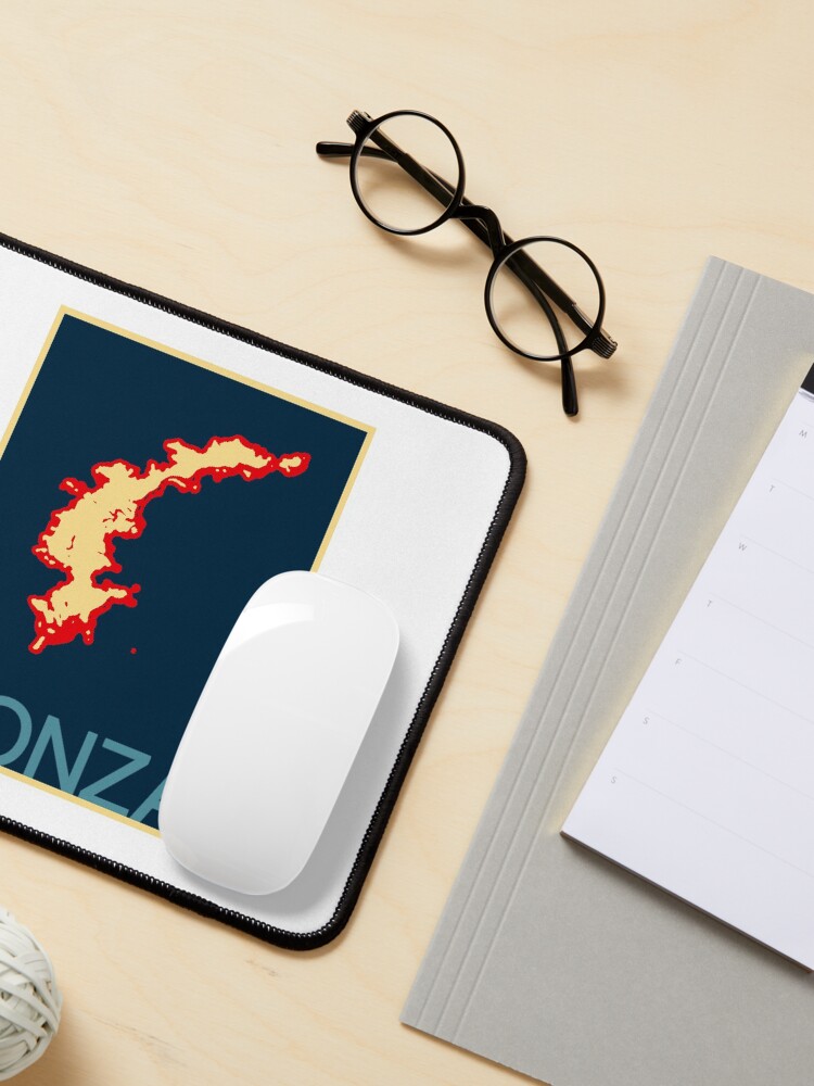 Alternate view of Ponza Map Mouse Pad