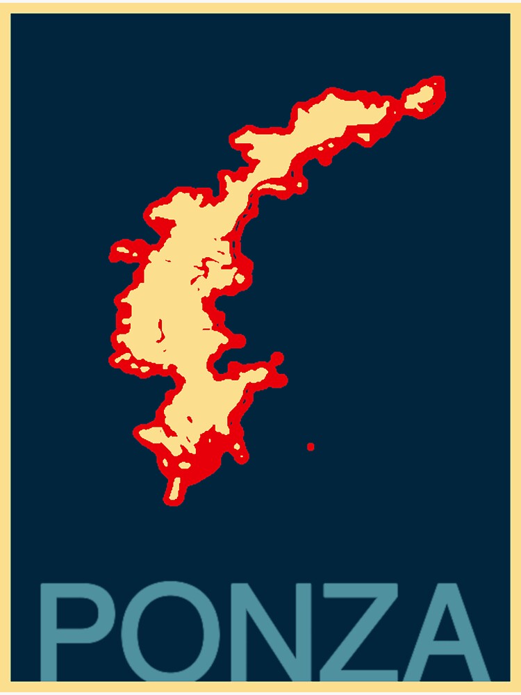 Ponza Map by ItaliaStore