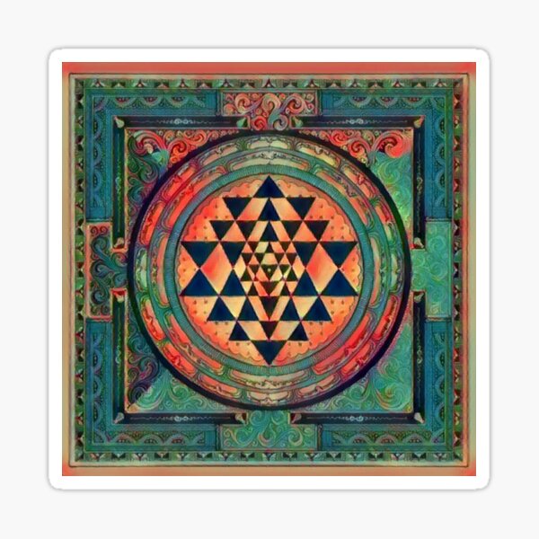 Fortune and Wealth Mystical Diagram - No. 35 Sticker