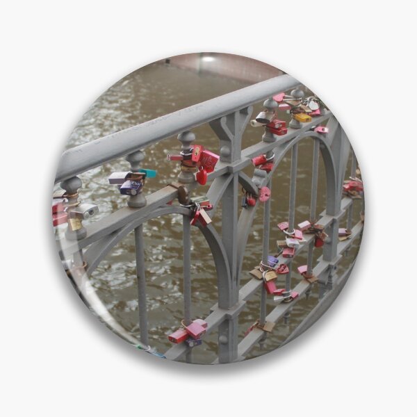 Item preview, Love locks on Hamburg Bridge designed and sold by Janinevsart.