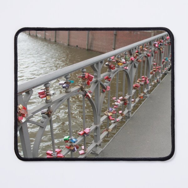 Item preview, Love locks on Hamburg Bridge designed and sold by Janinevsart.
