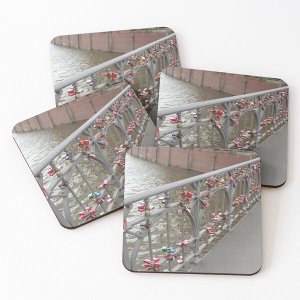 Item preview, Love locks on Hamburg Bridge designed and sold by Janinevsart.