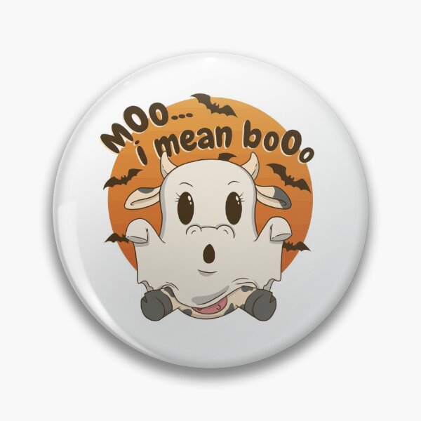 Item preview, Moo... i mean booo. Cow Ghost Halloween designed and sold by Watersolution.