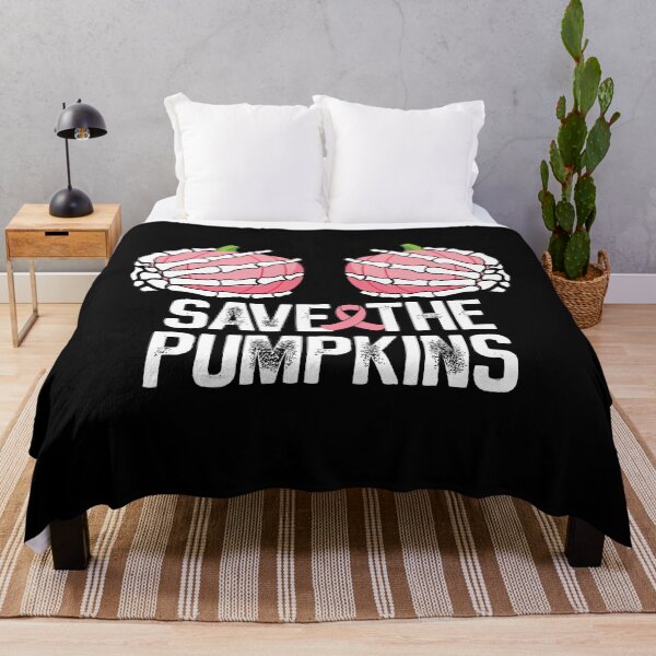 Item preview, Save The Pumpkins Pink Ribbon designed and sold by ChailynReed.