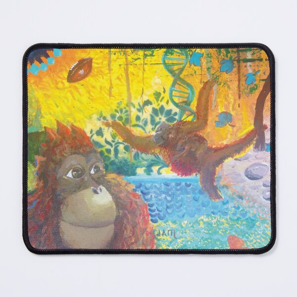 Item preview, The dream of a football orangutan designed and sold by JAMPaintings.