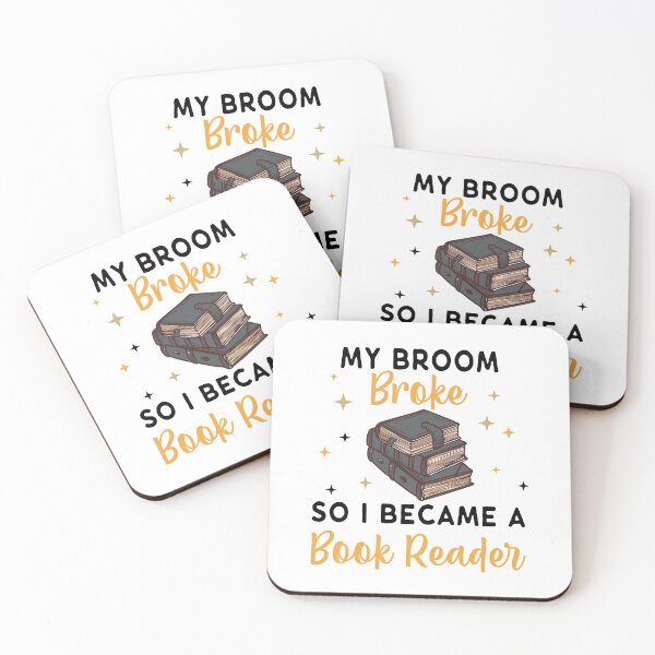 Item preview, My Broom Broke So I Became A Book Reader designed and sold by Faty-Za.