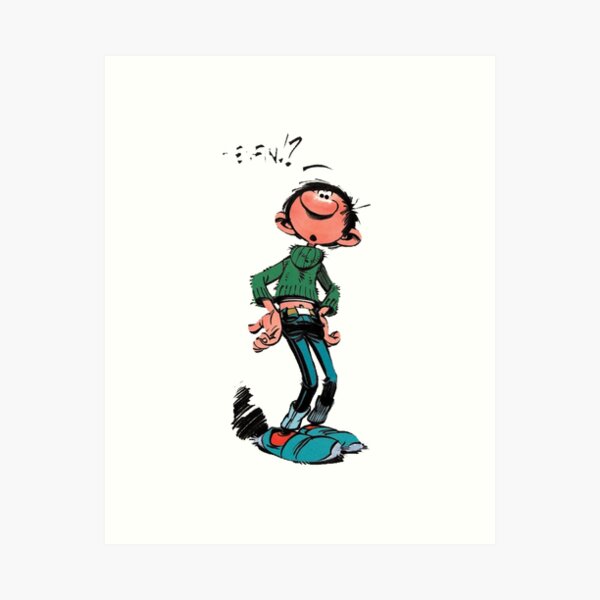 Gaston Lagaffe Art Print By Manwelladu16 Redbubble Gaston Lagaffe Art Print By Manwelladu16 Redbubble