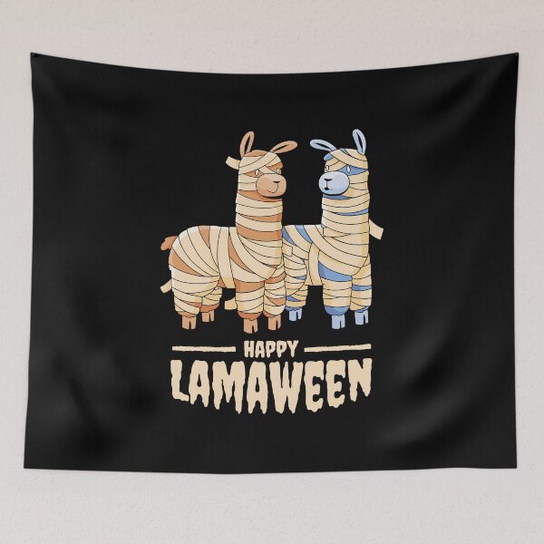 Item preview, Happy Lamaween - Halloween mummy designed and sold by Watersolution.