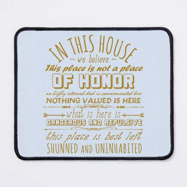 Item preview, This Place Is Not A Place Of Honor - Ironic, Meme, Nuclear Waste, Live Laugh Love Parody  designed and sold by SpaceDogLaika.