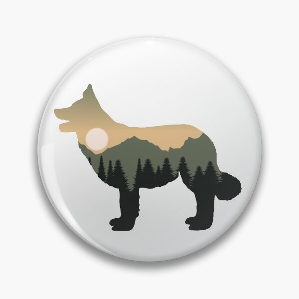 Item preview, border collie dog forest mountain sunset gift designed and sold by alaechamlal.