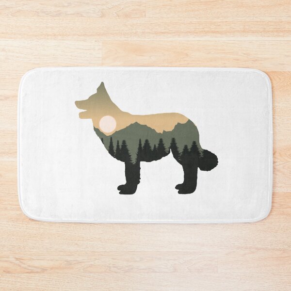 Item preview, border collie dog forest mountain sunset gift designed and sold by alaechamlal.