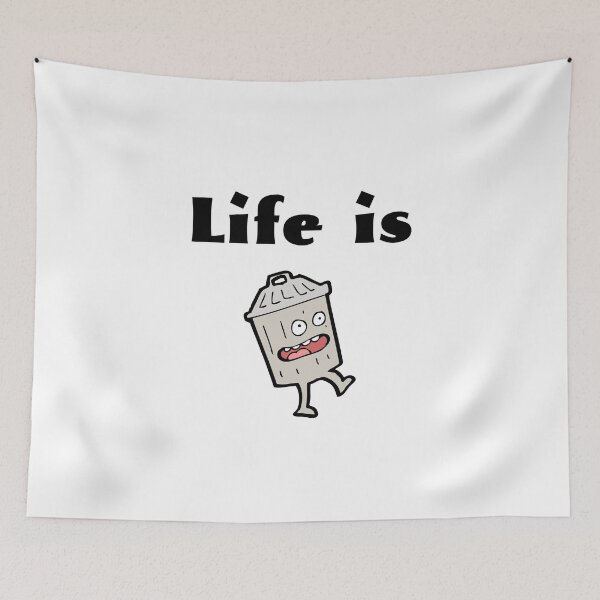 Item preview, Life is a Trash designed and sold by uranus-art.