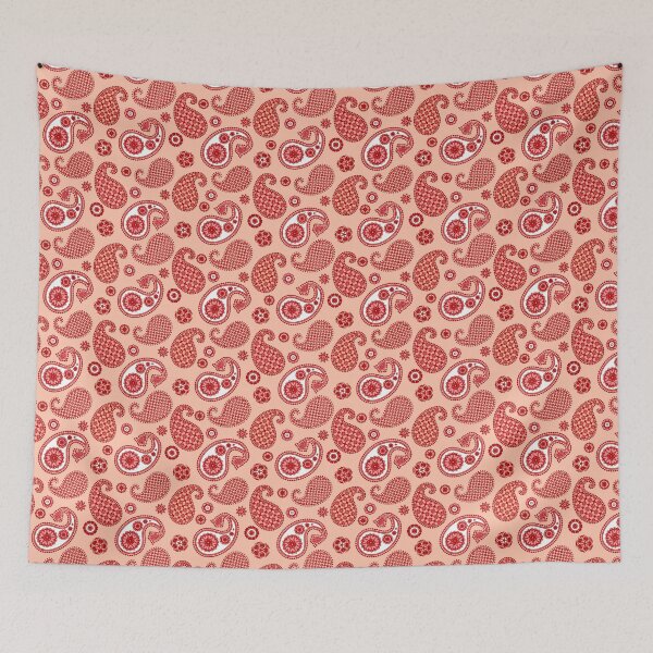 Item preview, Paisley Pattern, Shades of Coral Orange designed and sold by Marymarice.