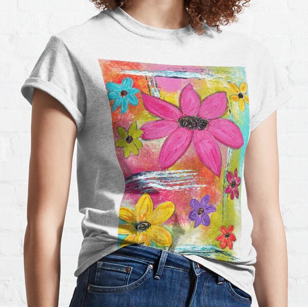 ABUNDANCE OF FLOWERS - Art by Kathleen Tennant Classic T-Shirt