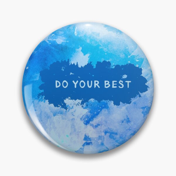 Item preview, DO YOUR BEST - Watercolor clouds with inspirational life advice - abstract art designed and sold by Art4Motivation.