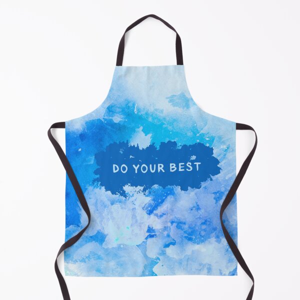 Item preview, DO YOUR BEST - Watercolor clouds with inspirational life advice - abstract art designed and sold by Art4Motivation.