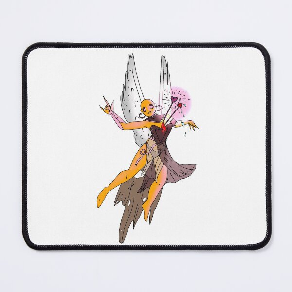 Item preview, Renaissance Fallen Angel Illustration designed and sold by omnishamblesart.