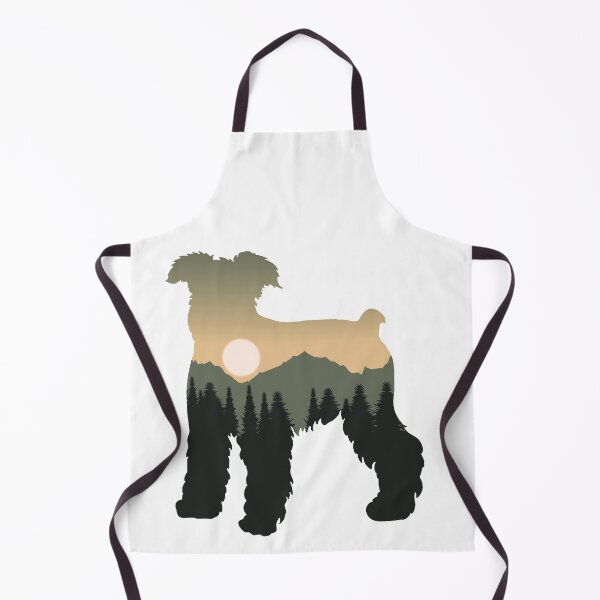 Item preview, miniature schnauzer dog forest mountain sunset gift designed and sold by alaechamlal.