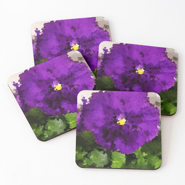 Item preview, Purple Pansy Pix-elate designed and sold by IgniteWithin.