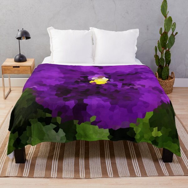 Item preview, Purple Pansy Pix-elate designed and sold by IgniteWithin.