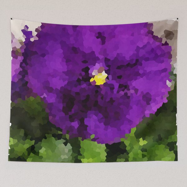 Item preview, Purple Pansy Pix-elate designed and sold by IgniteWithin.