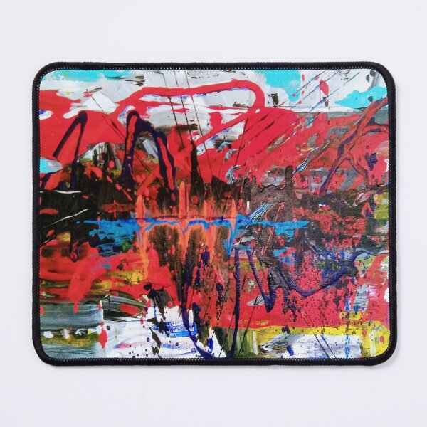 Item preview, Abstract by CarolAnnsArt The Old Red Engine designed and sold by CarolAnnsArt.