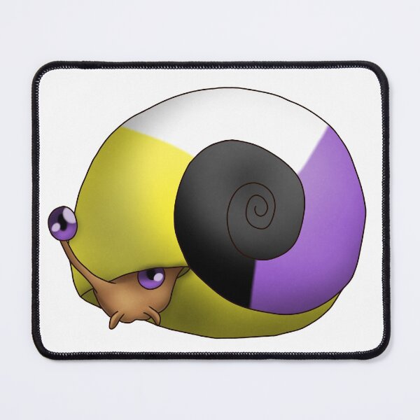 Item preview, Nonbinary Enby Coming Out Pride Snail designed and sold by PrideSnails.