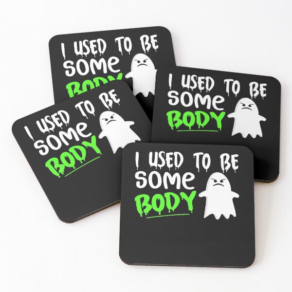 Item preview, I used to be somebody Funny Sad Ghost Halloween gift for kids adults Mom's Dad's   designed and sold by Black & Aura .