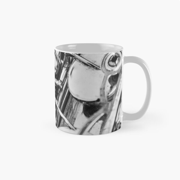Item preview, Vintage Jazz Saxophone Close Up Black and White designed and sold by Andreea Eva Herczegh.