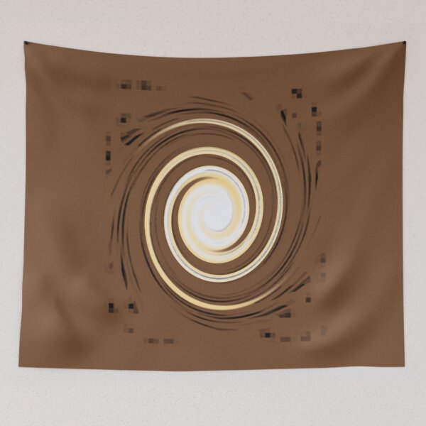 Item preview, Digital Spiral in a tan swirl aesthetic design 03 by Code03 designed and sold by Code03.