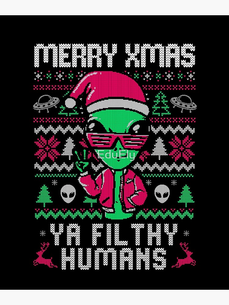 Alien Christmas Funny Ugly Sweater Xmas Gift