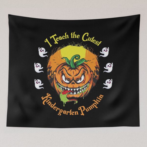 Item preview, Funny I Teach the Cutest Kindergarten Pumpkin Halloween Teacher designed and sold by FELTA.