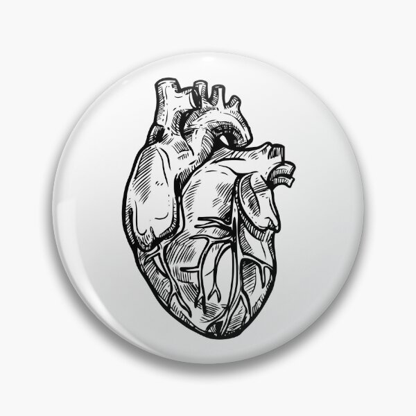 Item preview, Cardiac Heart sketch designed and sold by HaychGee.