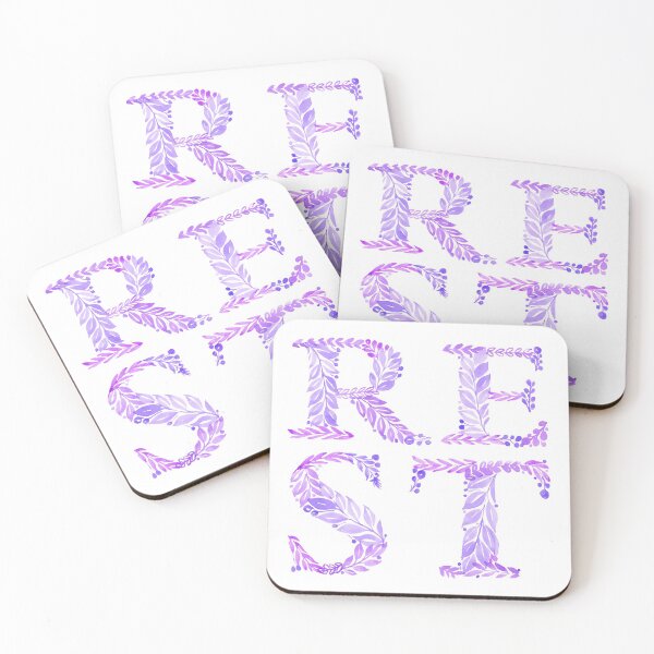 Item preview, Rest in purple designed and sold by Rachel Dash-Williams Creative.