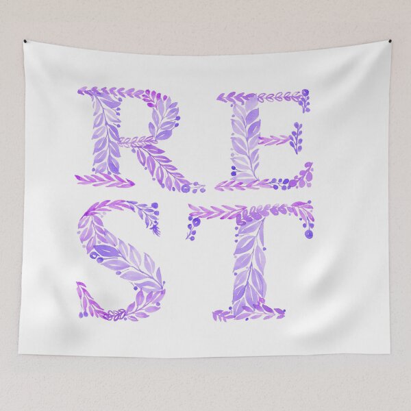 Item preview, Rest in purple designed and sold by Rachel Dash-Williams Creative.