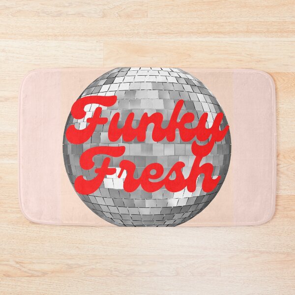 Item preview, Funky Fresh Disco ball Retro Graphic with Red Typography designed and sold by mainsqueezemar.