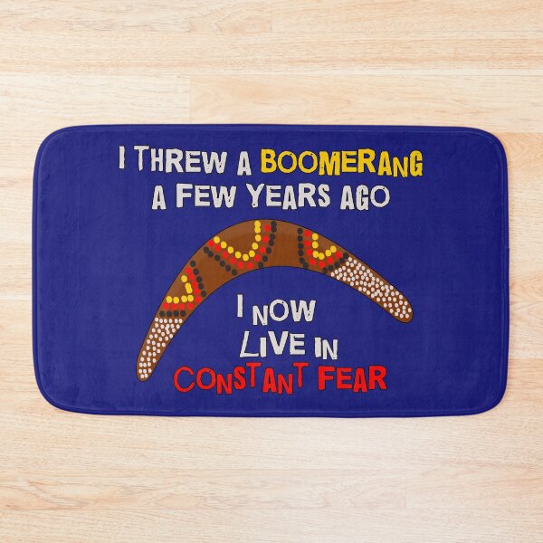 Item preview, I threw a boomerang a few years ago (funny Dad joke) designed and sold by SolidEarthArt.
