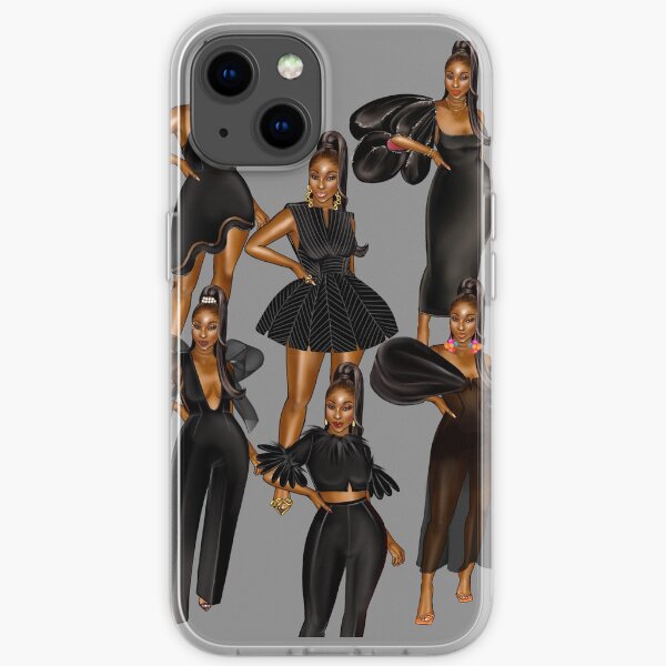 Melanin x black iPhone Soft Case