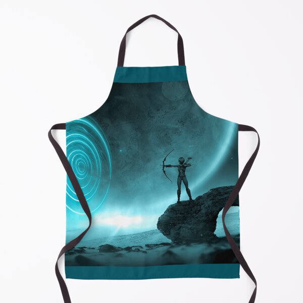 Item preview, Elf archer practicing designed and sold by brendanre.
