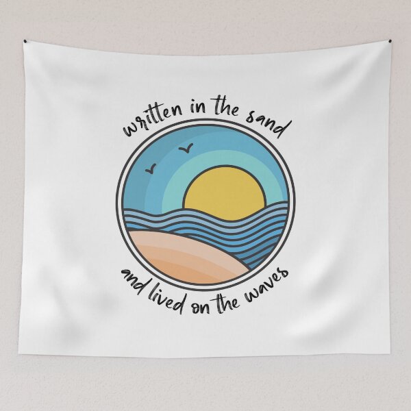 Item preview, Written In The Sand And Lived On The Waves designed and sold by Martini-Four.
