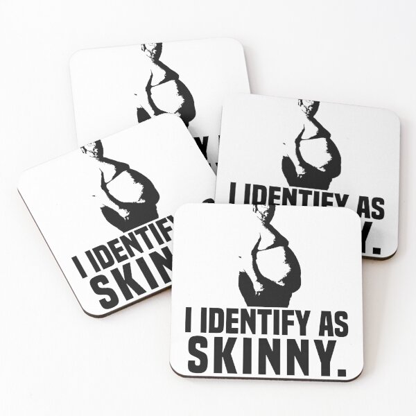 Item preview, I identify as skinny I'm Fat But I Am Trans-Slender funny fat  graphic designed and sold by teesBYAlioui.