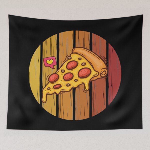 Item preview, Retro Pizza Lover designed and sold by Uppercase Tees.