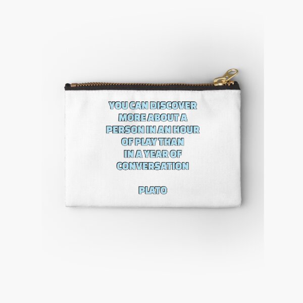 Item preview, Philosophy quotes - You can discover more about a  person in an hour of play than  in a year of  conversation - Plato designed and sold by Inspirationmotivation.