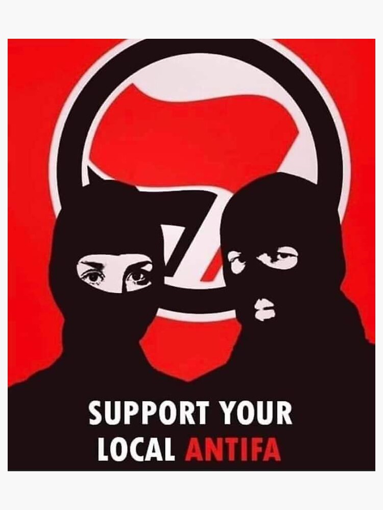 Thumbnail 3 von 3, Sticker, Unterstützen Sie Ihre lokale Antifa designt und verkauft von t9060.