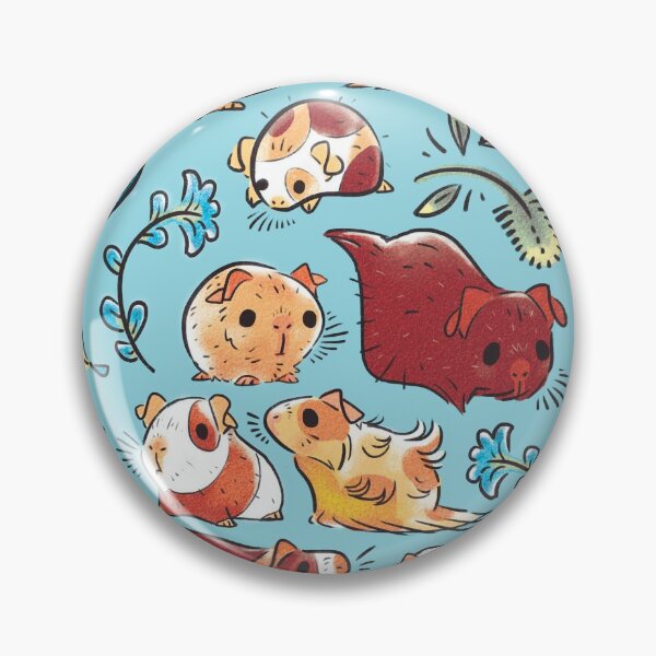 Item preview, Guinea Pig Huddle In Blue designed and sold by Paigekotalik.