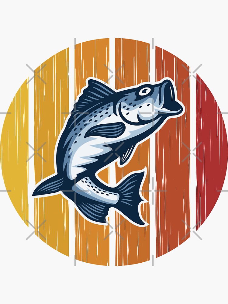 Retro Fishing | Sticker