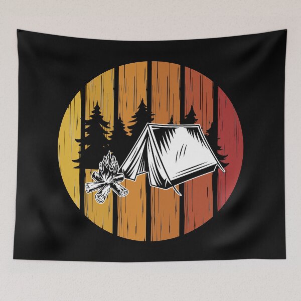 Item preview, Retro Camping Lover designed and sold by Uppercase Tees.