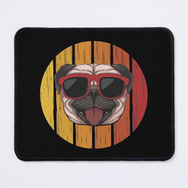 Item preview, Retro Pug designed and sold by Uppercase Tees.