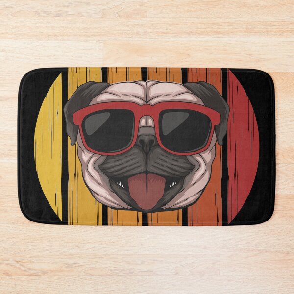 Item preview, Retro Pug designed and sold by Uppercase Tees.